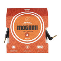 Mogami - Premium Jack To Right Angled Jack Guitar Cable (3 Metres)