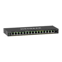 NETGEAR 15-Port PoE+ Gigabit Ethernet Plus Desktop Switch with 1 SFP Port