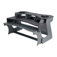 Zaor - Miza X2 Flex Workstation Desk (Wengé Grey)