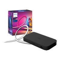 Philips Hue Entertainment Bundle Sync Box and 75" TV RGB Lightstrip