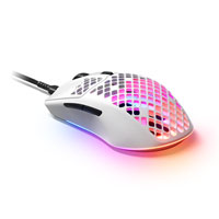 SteelSeries Aerox 3 White Optical RGB Wired Gaming Mouse