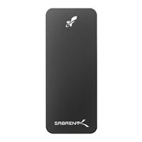 Sabrent 512GB Rocket Nano External Aluminium SSD Black