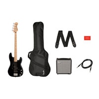 Squier Affinity Series Precision Bass PJ Pack - Black
