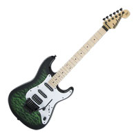 Jackson - X Series Signature Adrian Smith SDXQM - Transparent Green