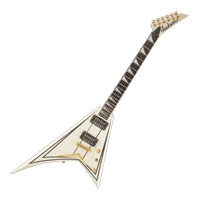 Jackson - Pro Series Rhoads RRT-3 - Ivory With Black Pinstripes