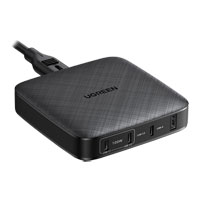 UGREEN 100W 4-Port USB GaN Type-C + A FAST Charger Laptops/Macbook/Phones inc 240W C-C Cable