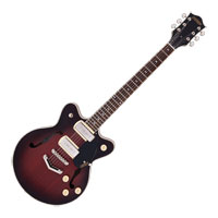 Gretsch - G2655-P90 Streamliner Center Block Jr. Double-Cut P90 - Claret Burst