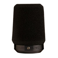 Shure - A2WS-BLK Locking Microphone Windscreen for SM57 & 545 (Black)