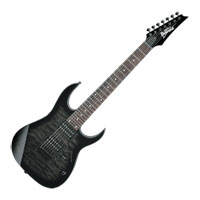 Ibanez - GRG7221QA 7 String - Transparent Black Sunburst