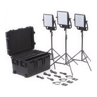 Litepanels Astra 3X Bi-Colour LED Panel Traveler Trio V Mount Kit