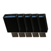 Xclio USB Type C to A Converters 5 Pack USB3.1 5GB/s OTG PC/MAC/Smartphones/Tablets
