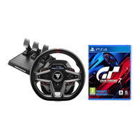 Thrustmaster T-248 Racing Wheel w/ Pedals + Gran Turismo 7 PS4