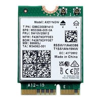 Intel Wi-Fi 6E AX211 (Gig+) with Bluetooth 5.2 M.2 2230 Network Card OEM
