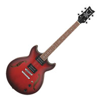 Ibanez - AM53 - Sunburst Red Flat