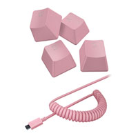 Razer PBT Keycap and Cable Upgrade Set Quartz Pink