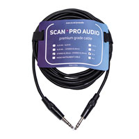 Scan Pro Audio - 6.35mm Stereo Jack to 6.35mm Stereo Jack Lead - 6m