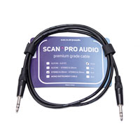 Scan Pro Audio - 6.35mm Stereo Jack to 6.35mm Stereo Jack Lead - 1.5m