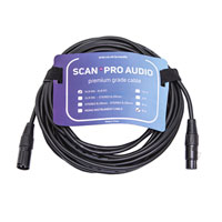 Scan Pro Audio XLR F to XLR M cable - 9m