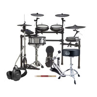 Roland - TD-27KV v2 V-Drums Kit - Single Kick Pedal Bundle