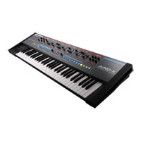 Roland - JUNO-X, Programmable Polyphonic Synthesizer