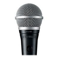 Shure PGA48 Microphone with XLR to Jack Cable