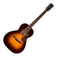 Fender - PS-220E Parlor - Acoustic-Electric Guitar - 3-Colour Vintage Sunburst
