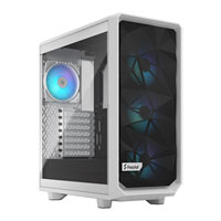Fractal Meshify 2 Compact RGB White Mid Tower Tempered Glass PC Case