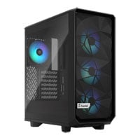 Fractal Meshify 2 Compact Lite RGB Black Mid Tower Tempered Glass PC Case