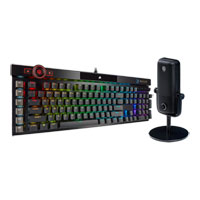 Corsair K100 RGB MX Speed Mechanical Gaming Keyboard + Elgato Wave 1 Microphone