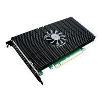 HighPoint SSD7105 PCIe 3.0 x16 4-Port M.2 NVMe Raid Controller