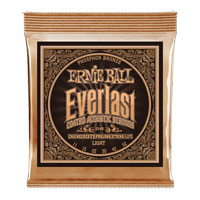 Ernie Ball Everlast Coated Phosphor Bronze Light Gauge 11-52 Acoustic Guitar Strings