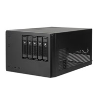 SilverStone SST-CS351B Micro-ATX Case with 5-bay SATA/SAS Hot-Swappable NAS Chasis