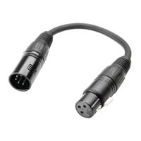 Adam Hall Cables 3 STAR DGF 0020 DMX Adapter XLR male 5-pin to XLR female 3-pin 0.2 m