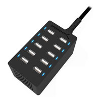 Sabrent 60 Watt (12 Amp) 10-Port Smart USB Rapid Charger