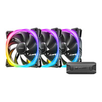 Antec Fusion 120mm ARGB Fan Black 3 Pack with Controller