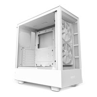 NZXT H5 Elite White Mid Tower Tempered Glass PC Gaming Case