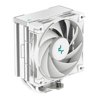 DEEPCOOL AK400 White CPU Cooler, 1x 120mm Fan, Single Tower, 4x Direct Touch Copper Heatpipes, Intel