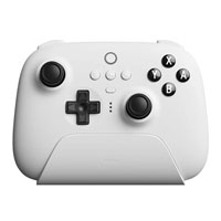 8BitDo Ultimate Wireless Bluetooth Controller with Charging Dock for Nintendo Switch and PC - White
