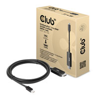 Club3D 1.8M MiniDisplayPort 1.4 to HDMI 4K120Hz or 8K60Hz HDR10+ Cable