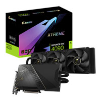 Gigabyte AORUS NVIDIA GeForce RTX 4090 24GB XTREME WATERFORCE Ada Lovelace Graphics Card