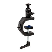 Elgato Heavy Clamp – Professional Mount with Ball Head and 4 X 1/4“ Holes, for Cameras, Lights,  Fla