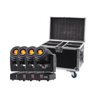 Equinox Fusion 100 Spot MKII (x4) and Flight Case