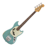 Fender JMJ Road Worn Mustang Bass - Faded Daphne Blue