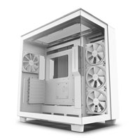 NZXT H9 Elite White Mid Tower Tempered Glass PC Gaming Case