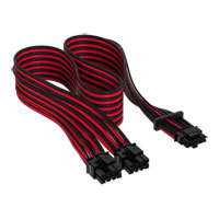 Corsair Premium Black/Red Individually Sleeved 16-Pin PCIe 5.0 PSU Cable