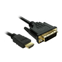 Scan 3m HDMI to DVI-D 30AWG Premium Cable - Black
