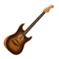 Fender Ltd Ed American Acoustasonic Stratocaster - 2 Colour Sunburst