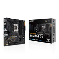 ASUS TUF GAMING B660M-E D4 Intel B660 PCIe 4.0 mATX Refurbished Motherboard