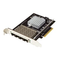 StarTech.com Quad Port PCI Express 10G SFP+ Ethernet Network Card Adapter