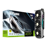 ZOTAC NVIDIA GeForce RTX 4070 Ti 12GB Trinity OC Ada Lovelace Graphics Card